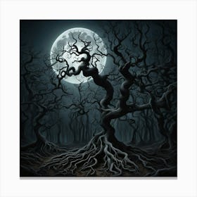 Dark Forest 7 Canvas Print