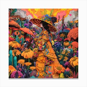 'The Garden Of Flowers' Canvas Print