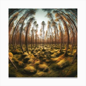 Mossy Forest 4 Canvas Print