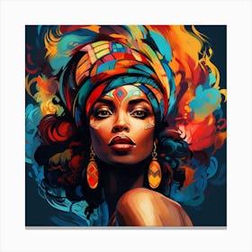 African Woman 17 Canvas Print