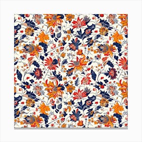 Jasmine Jive Bloom London Fabrics Floral Pattern 3 Canvas Print