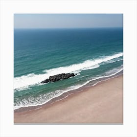 aerial view ofbeach 10 Canvas Print