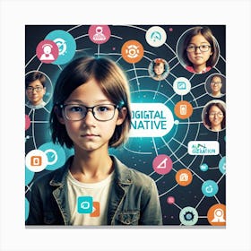 Digital Native 1 Canvas Print