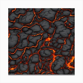 Lava fire 1 Canvas Print