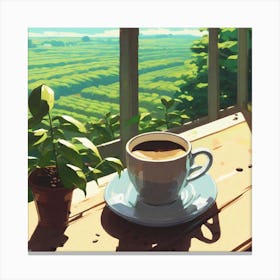 Cup Of Coffee Canvas Print