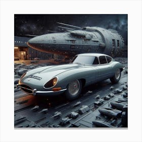 Star Wars Car Canvas Print