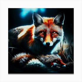 Wild Animal Creative Portrait 154 Canvas Print