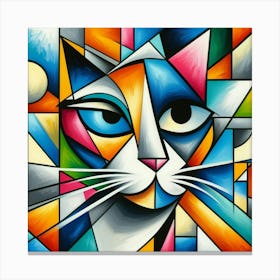 Abstract Cat 5 Canvas Print