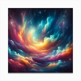 A vibrant sky 3 Canvas Print