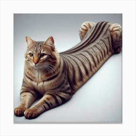 Cat Laying Down 1 Canvas Print