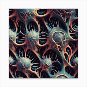 Abstract 3d Fractal Art Canvas Print