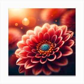Chrysanthemum Flower Canvas Print