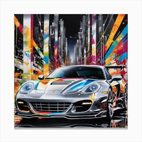 Porsche Gt3 4 Canvas Print