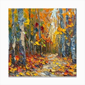 Autumn Forest 24 Canvas Print