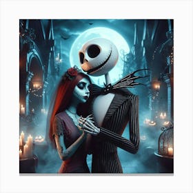 Nightmare Before Christmas 2 Canvas Print