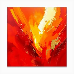 Flames Of Fire 1 Canvas Print