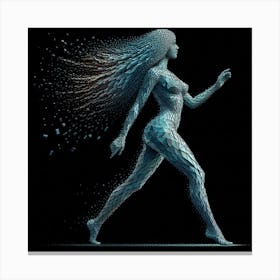 Woman Walking Canvas Print