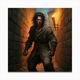 Tomb Man Canvas Print