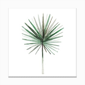 Simple Palm Leaf2 Canvas Print