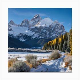 Grand Teton Canvas Print