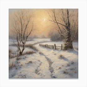 Winter'S Day Canvas Print