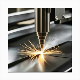 Cnc Machining Canvas Print