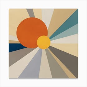 Mid Century Abstract Retros (4) Canvas Print