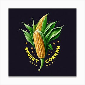 Sweetcorn As A Logo (14) Canvas Print