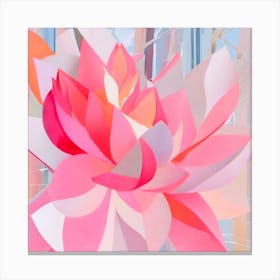 Pink Lotus 1 Canvas Print