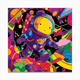 Kawaii Astronaut 1 Canvas Print