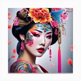 Geisha 177 Canvas Print