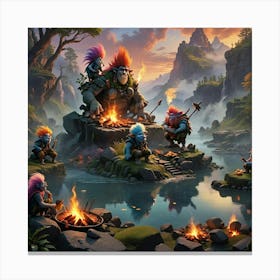 Clash Of Clans Canvas Print