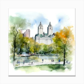 Central Park Canvas Print