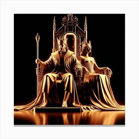 King And Queen Canvas Print