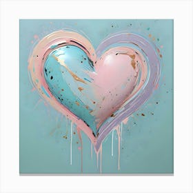 Heart Painting Canvas Print