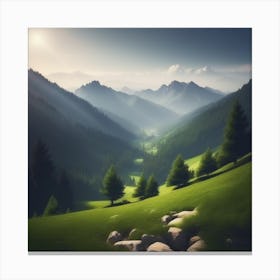 Landscape Stock Videos & Royalty-Free Footage 6 Canvas Print