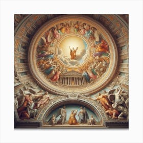 Dome Of Vatican Canvas Print