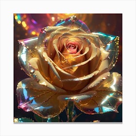 Golden Rose Canvas Print