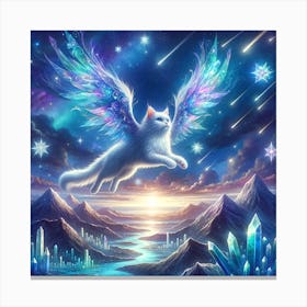 Angel Cat Canvas Print