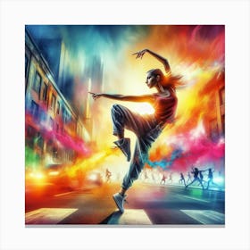 Dancer In The City 2 Canvas Print