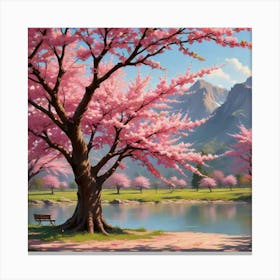 Cherry Blossom Tree 181988988 Canvas Print