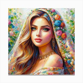 Beautiful Bride Canvas Print