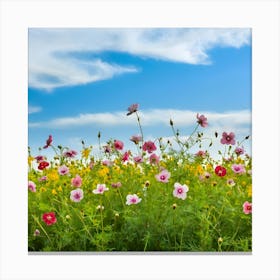 Field Of Flowers Canvas Print