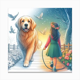 Golden Retriever Canvas Print