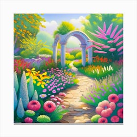 Garden Path 1 Canvas Print