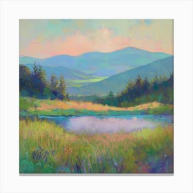 Sunrise Over The Meadow Canvas Print