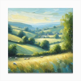 Landscape Painting Canvas Print