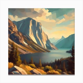 Landscape Painting 112 Canvas Print