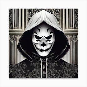 Skeleton Skull Canvas Print