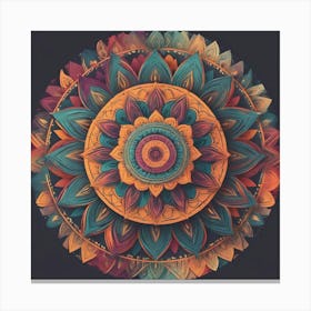 Mandala 76 Canvas Print